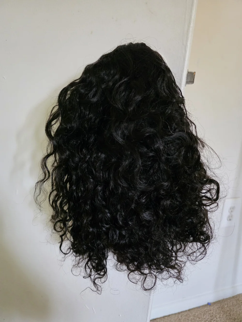 Black Curly Women’s Hair Wig - Natural Wave